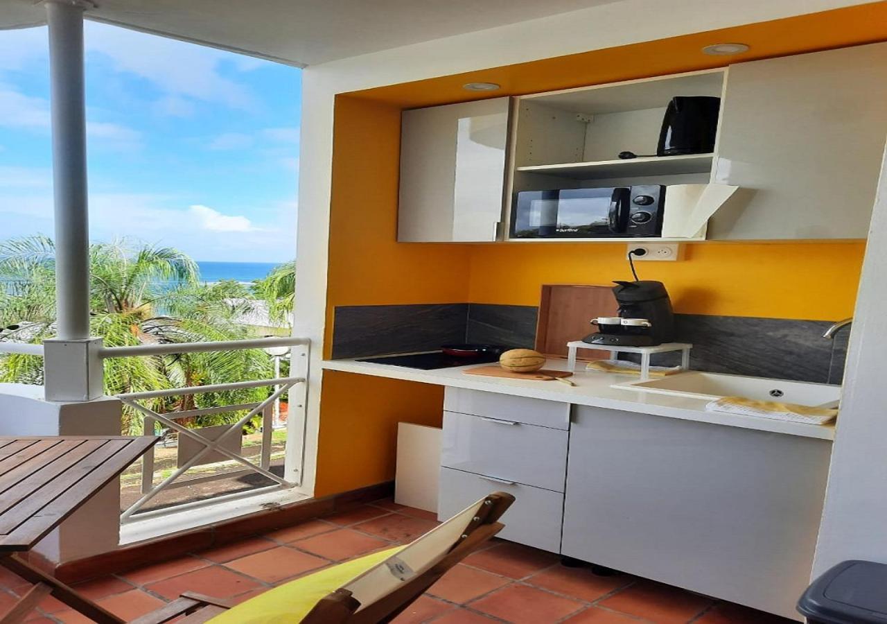 Studio Le Pipiri Piscine Vue Mer Residence Securisee La Trinité Kültér fotó