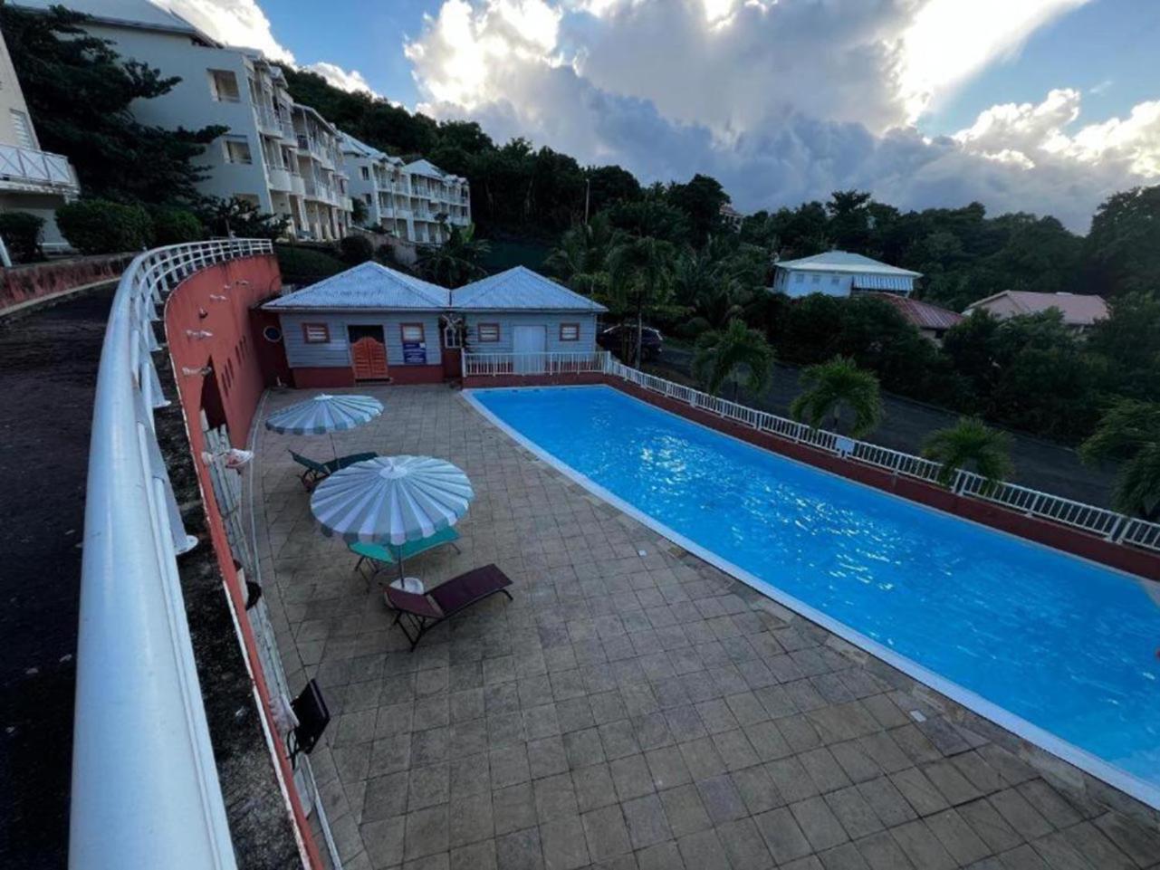 Studio Le Pipiri Piscine Vue Mer Residence Securisee La Trinité Kültér fotó